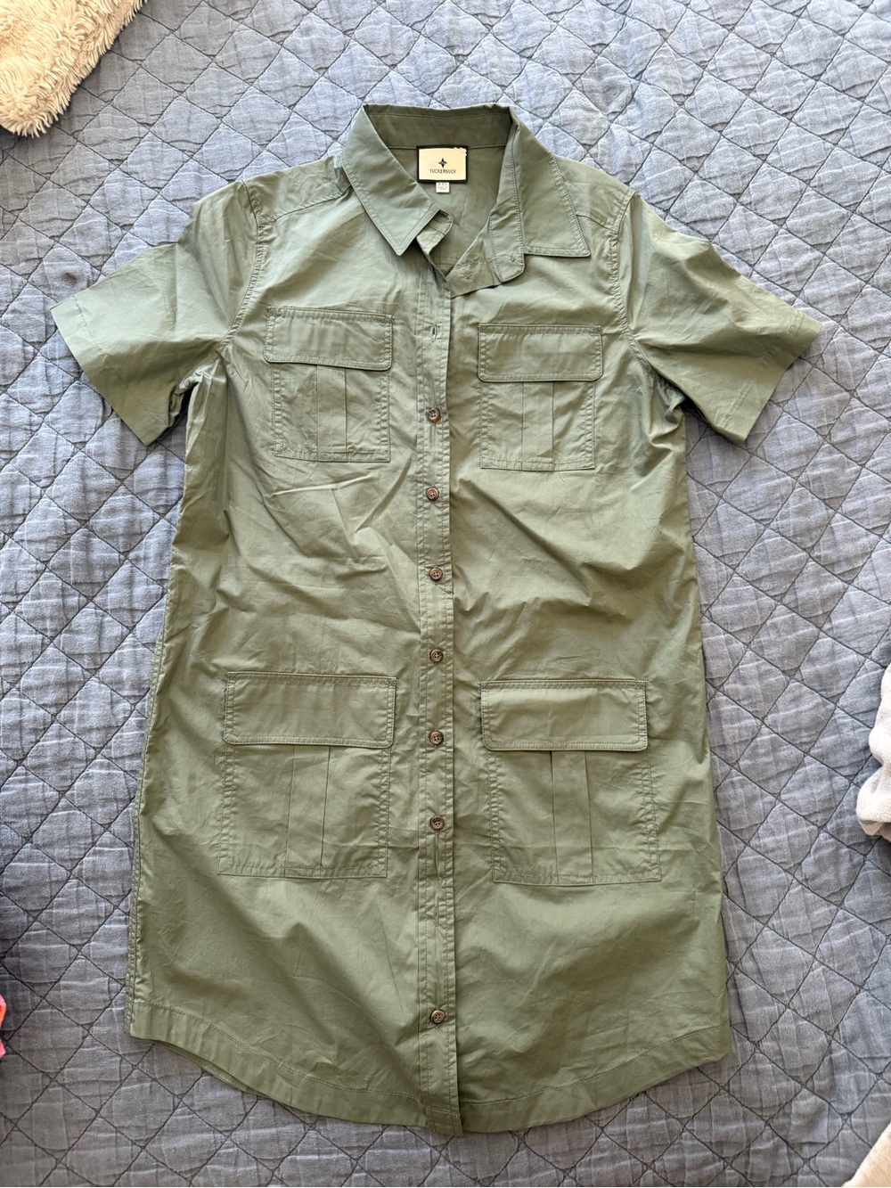 Tuckernuck Olive Green Dress